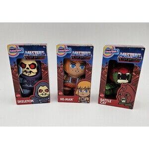 Micro Teenies HE-MAN Skeletor Battle Cat Masters of the Universe SET of 3 MOTU!!